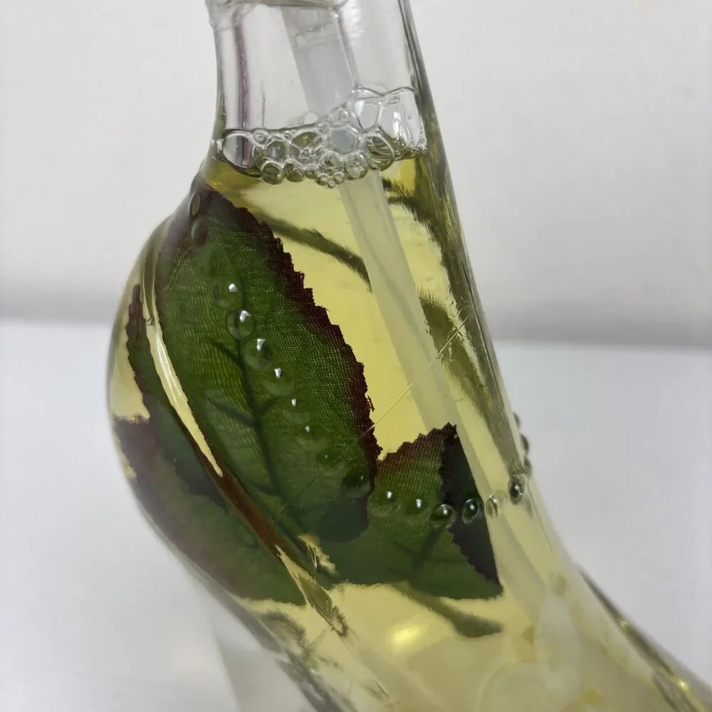 Cinderella Glass Shoe Soap Dispenser High Heel Shoe Shonfelds Home Spa Green Tea